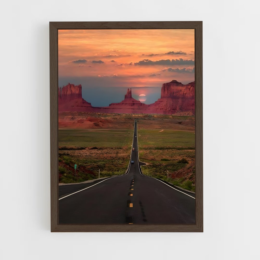 ap-monument valley-1 cadre Bois foncé