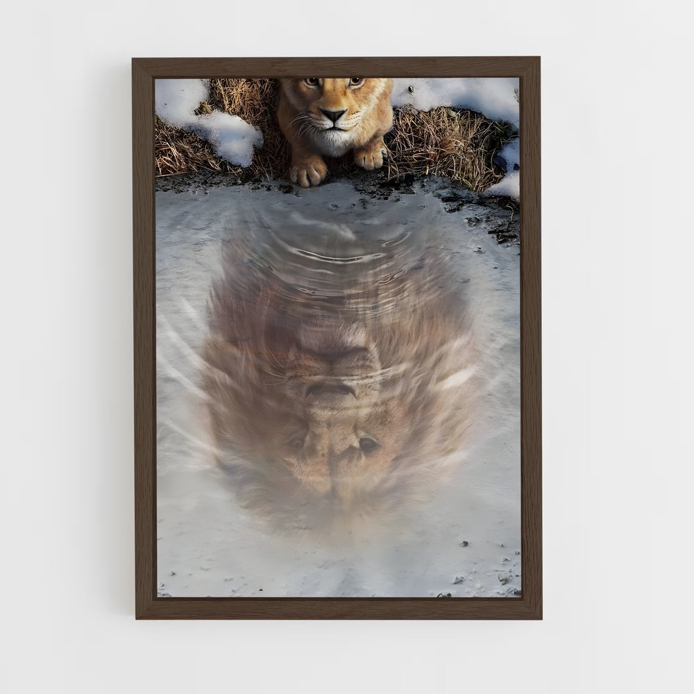 ap-mufasa-2 cadre Bois foncé
