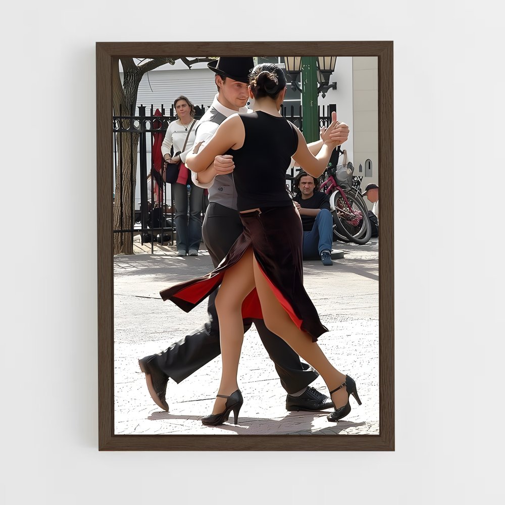 ap-mundial de tango-4 cadre Bois foncé