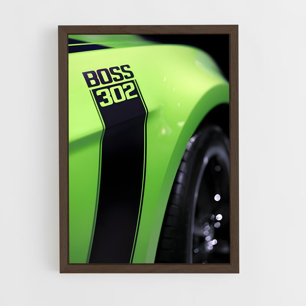 ap-mustang boss 302-3 cadre Bois foncé
