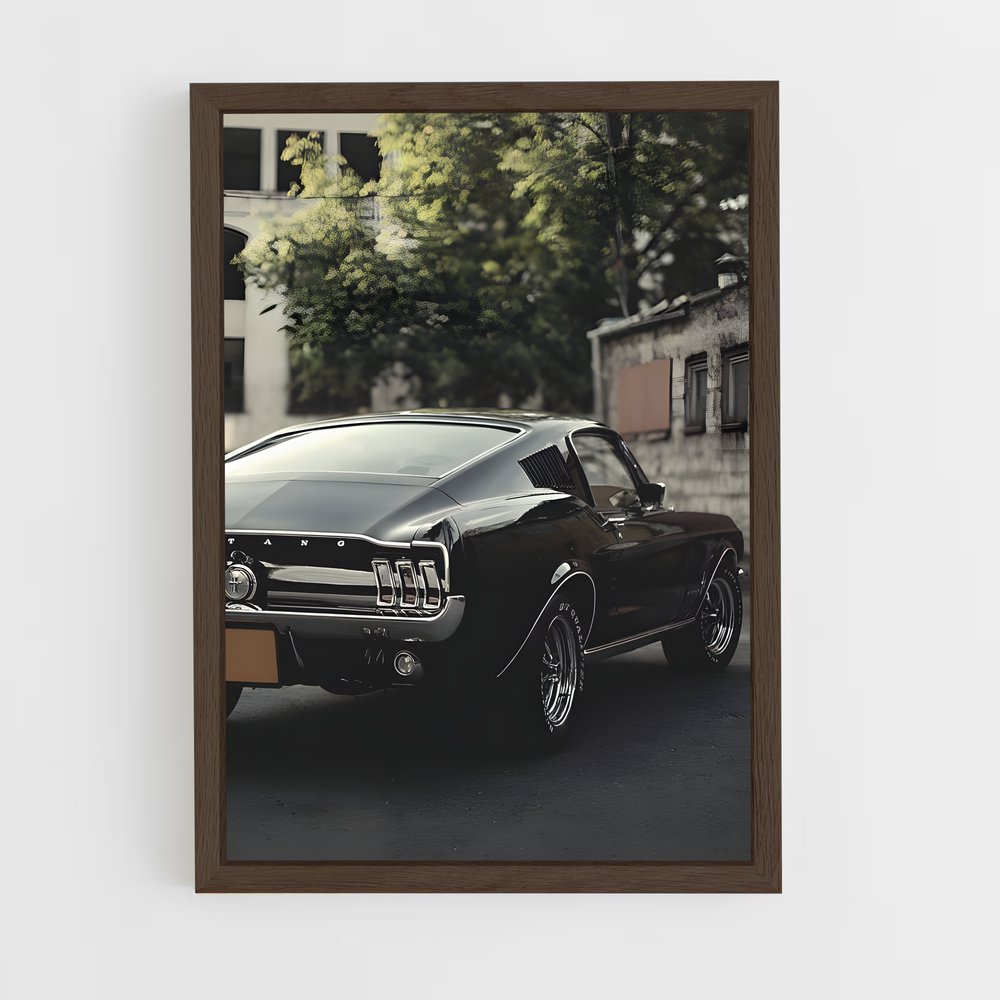 ap-mustang bullitt-3 cadre Bois foncé