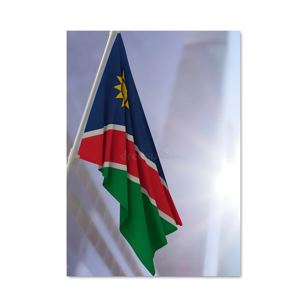 Poster Drapeau Namibien