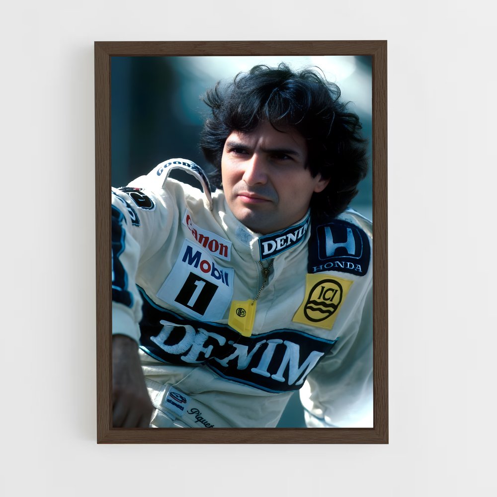 ap-nelson piquet-6 cadre Bois foncé