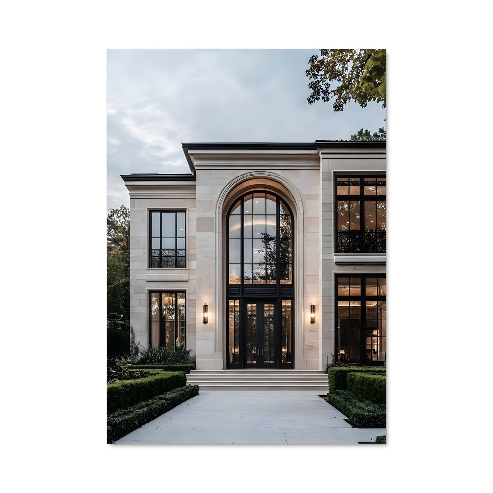 Poster Maison Neoclassique
