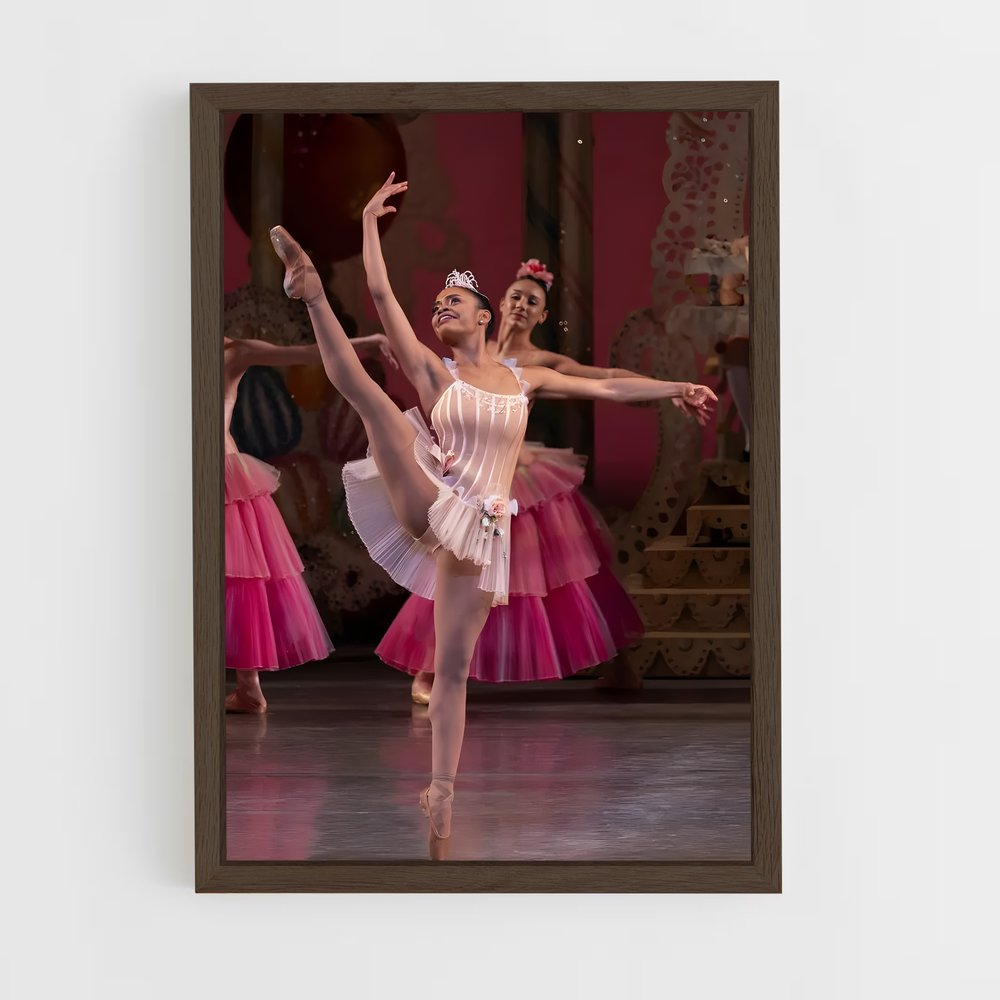 ap-new york city ballet-4 cadre Bois foncé