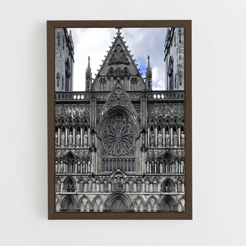 ap-nidaros cathedral-2 cadre Bois foncé