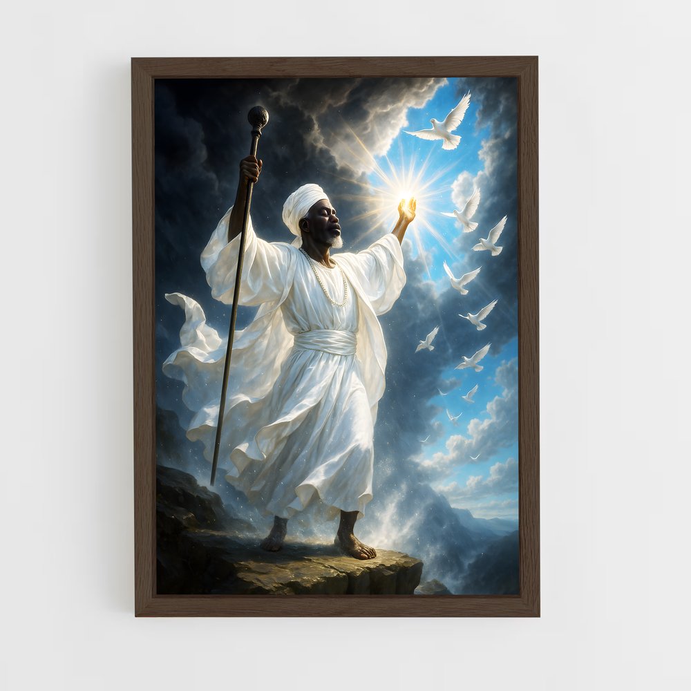 ap-obatala-12 cadre Bois foncé