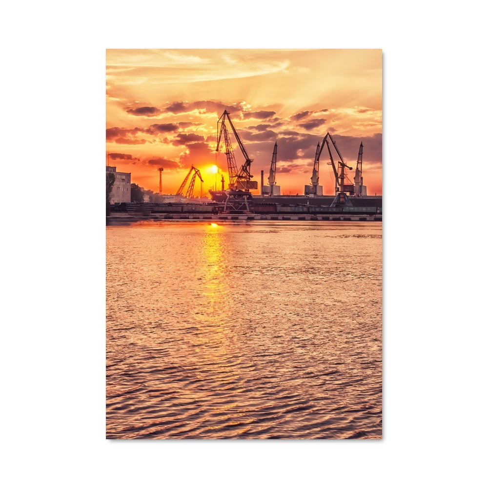 Poster Crépuscule sur Odesa