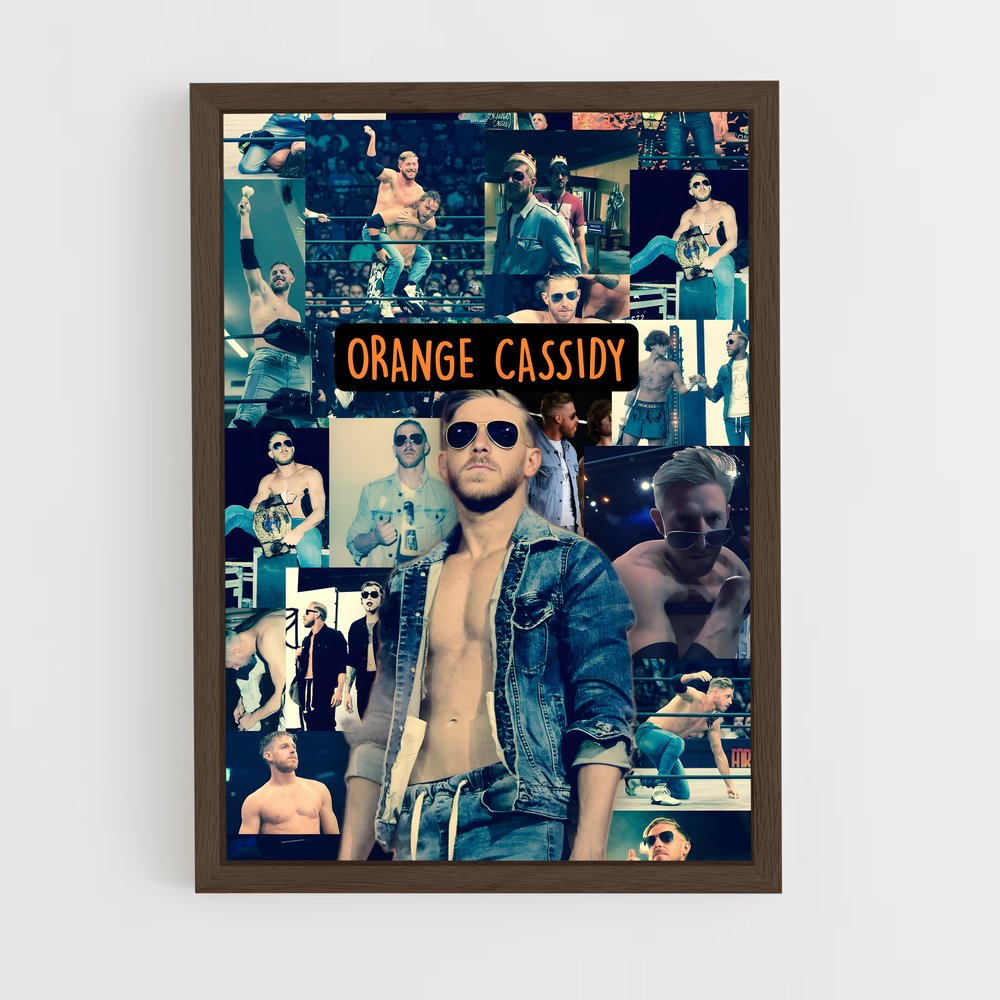 ap-orange cassidy-2 cadre Bois foncé