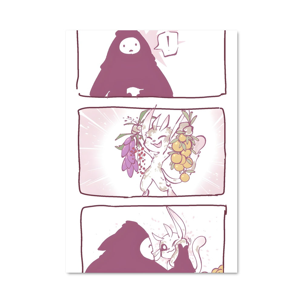 Poster Bande Dessinée en Folie