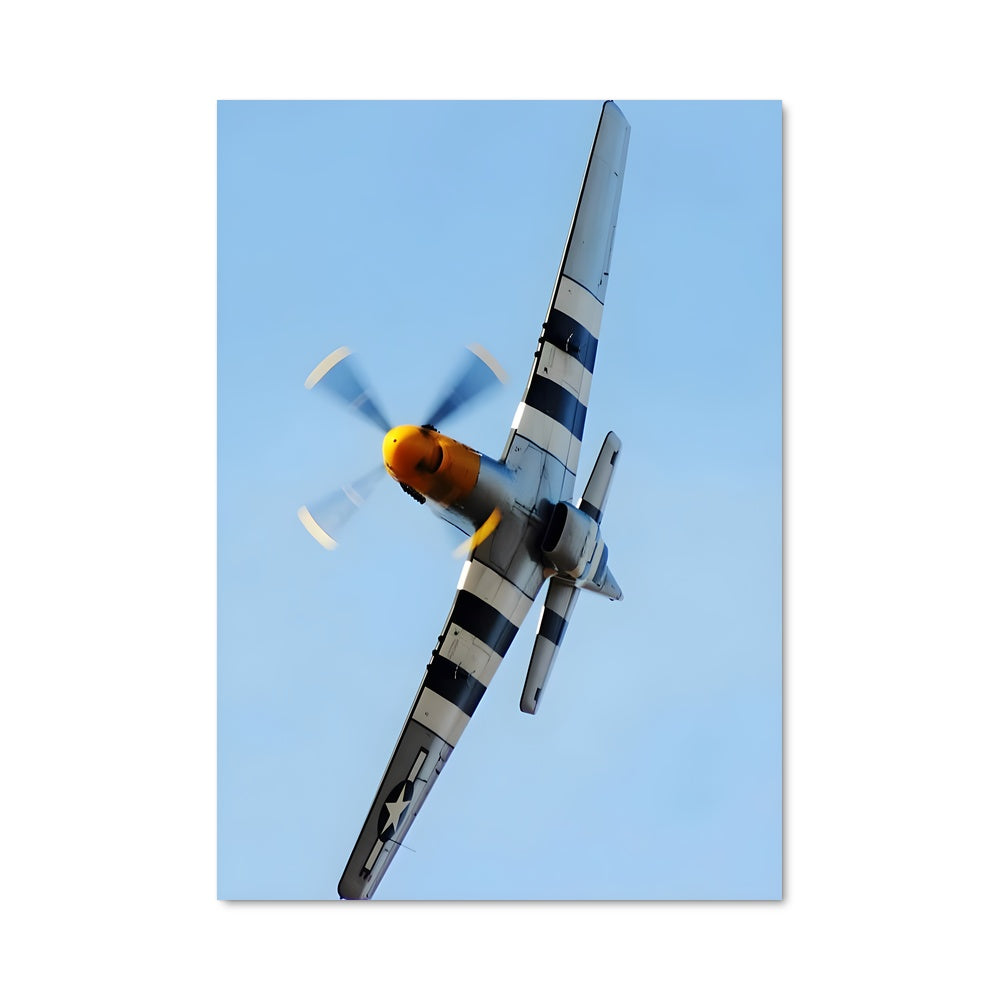 Poster P-51 mustang 81200