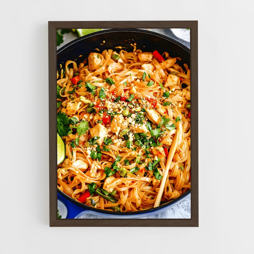 ap-pad thai-1 cadre Bois foncé