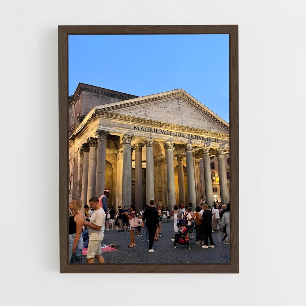 ap-pantheon rome-2 cadre Bois foncé