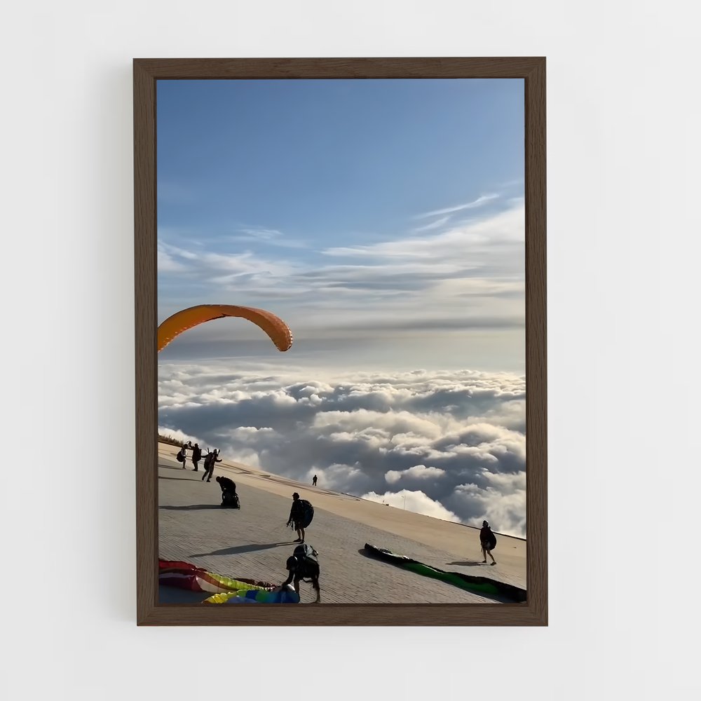 ap-paragliding world championships-1 cadre Bois foncé