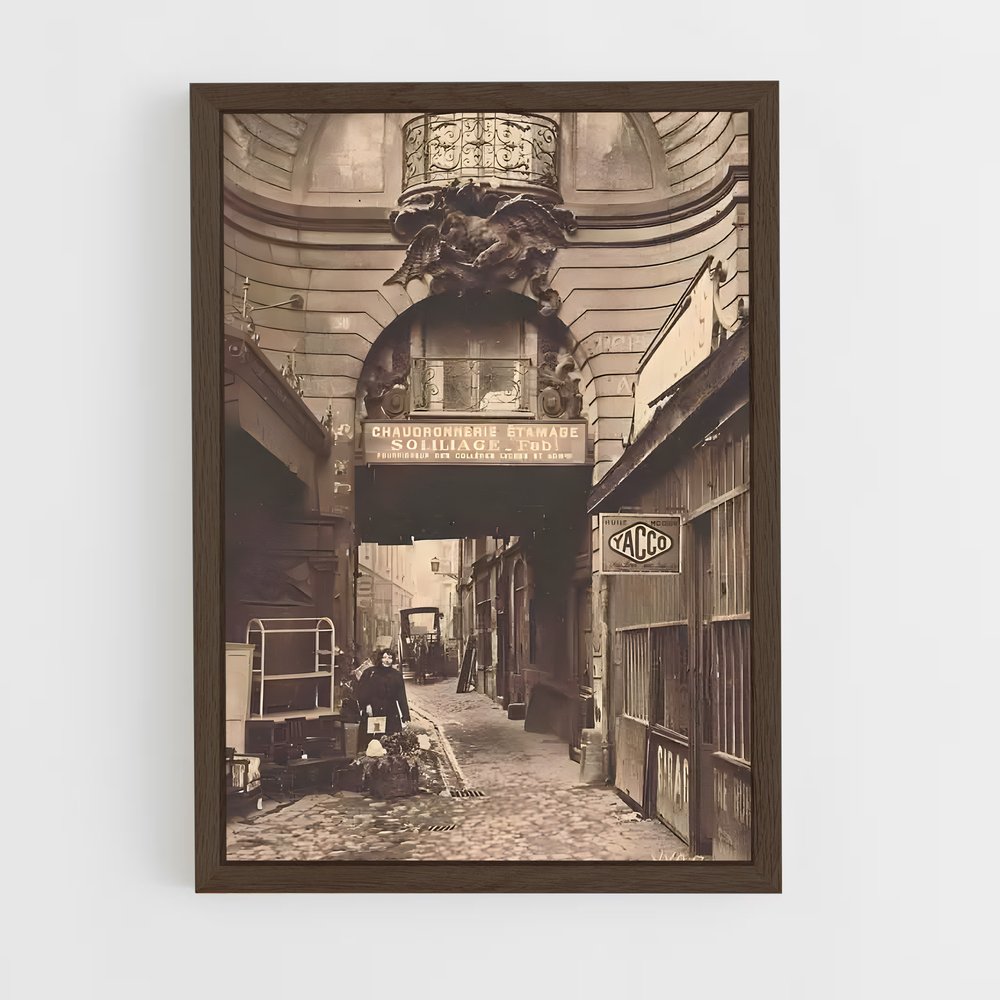 ap-paris 1900-7 cadre Bois foncé