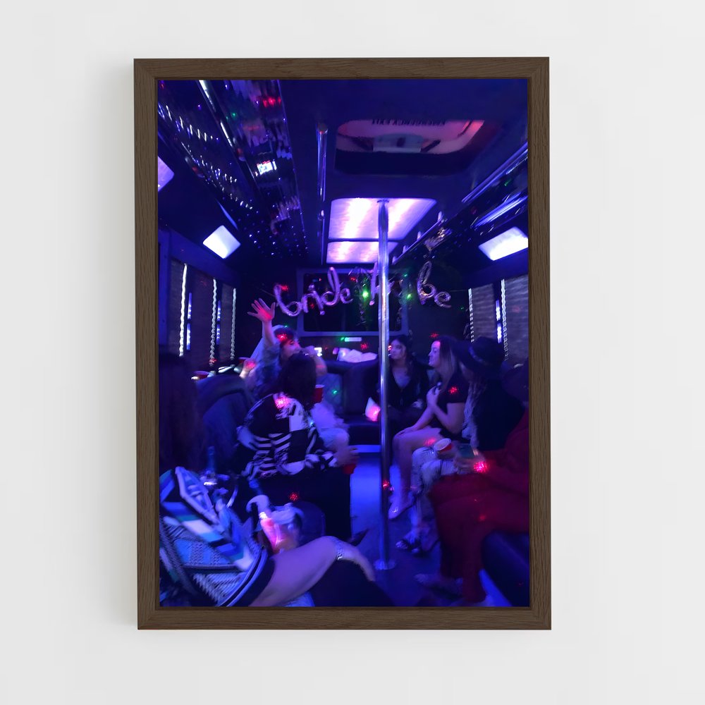 ap-party bus-6 cadre Bois foncé