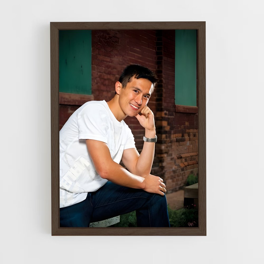 ap-patrick chan-7 cadre Bois foncé