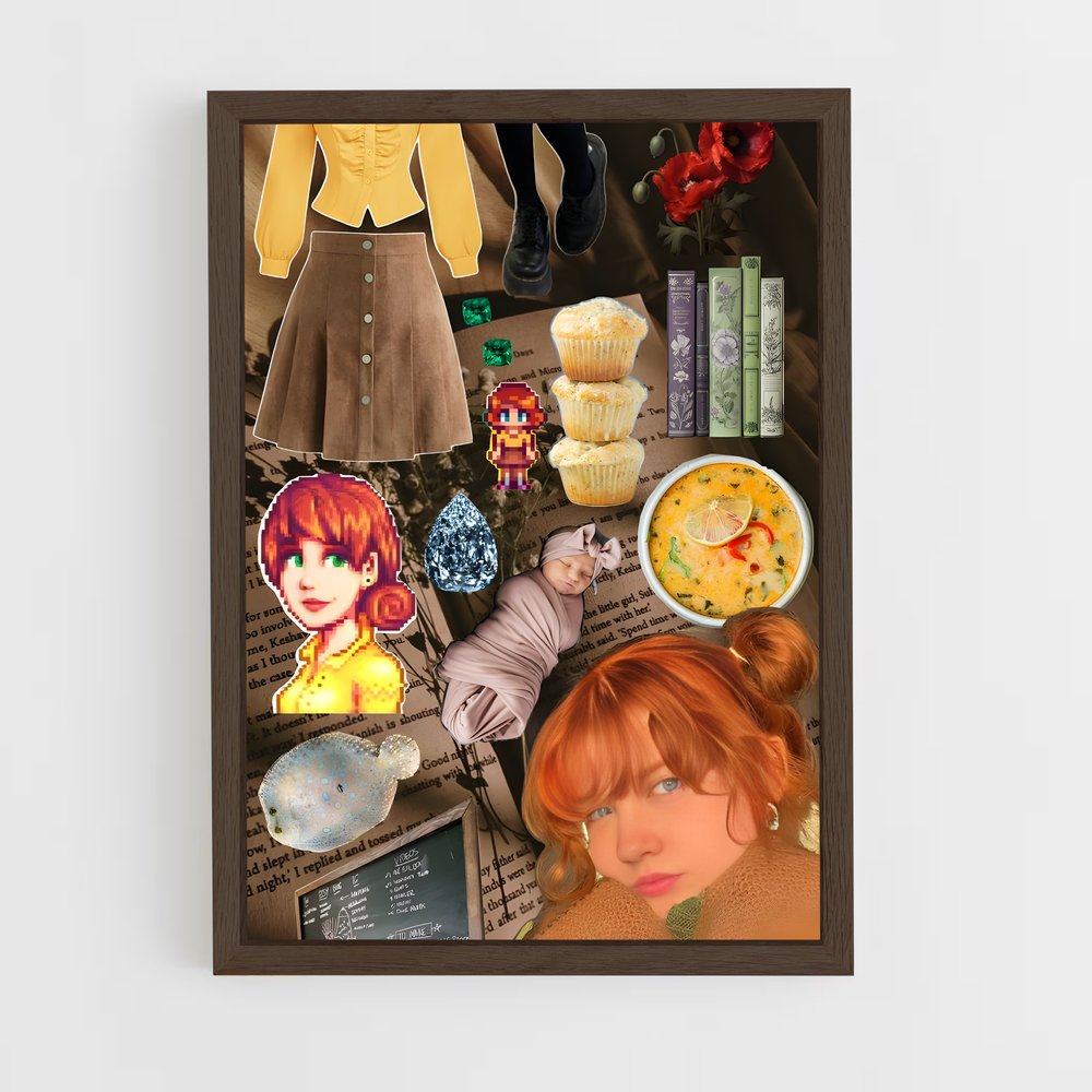 ap-penny stardew-2 cadre Bois foncé