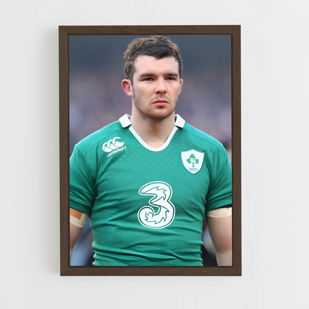 ap-peter o'mahony-1 cadre Bois foncé