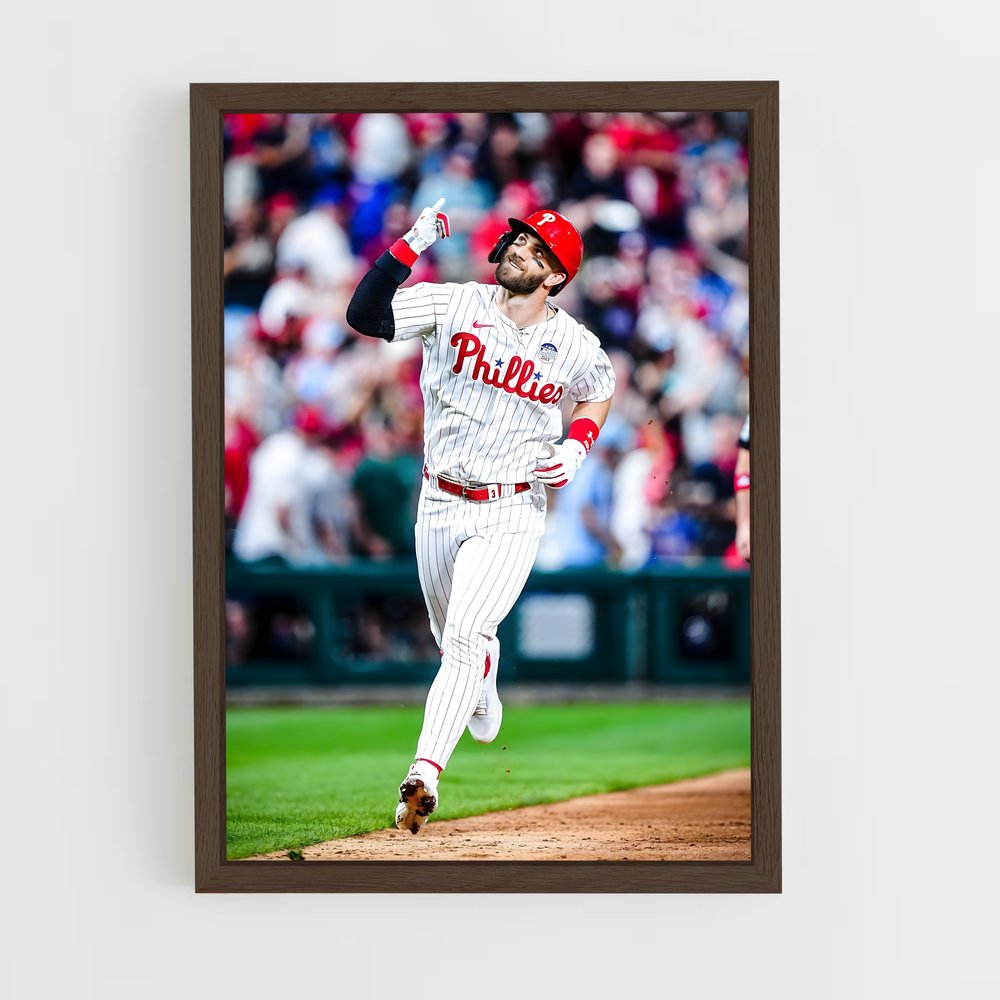 ap-philadelphia phillies-1 cadre Bois foncé