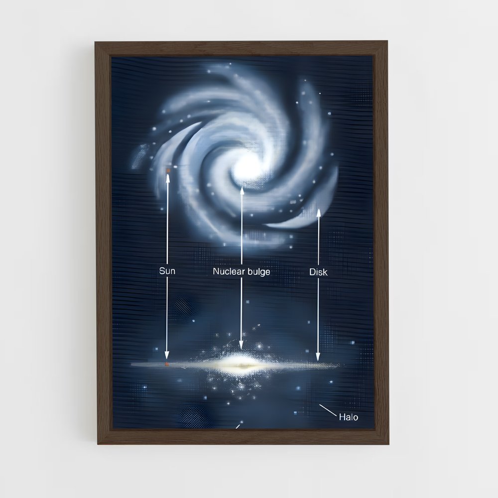 ap-pinwheel galaxy-5 cadre Bois foncé