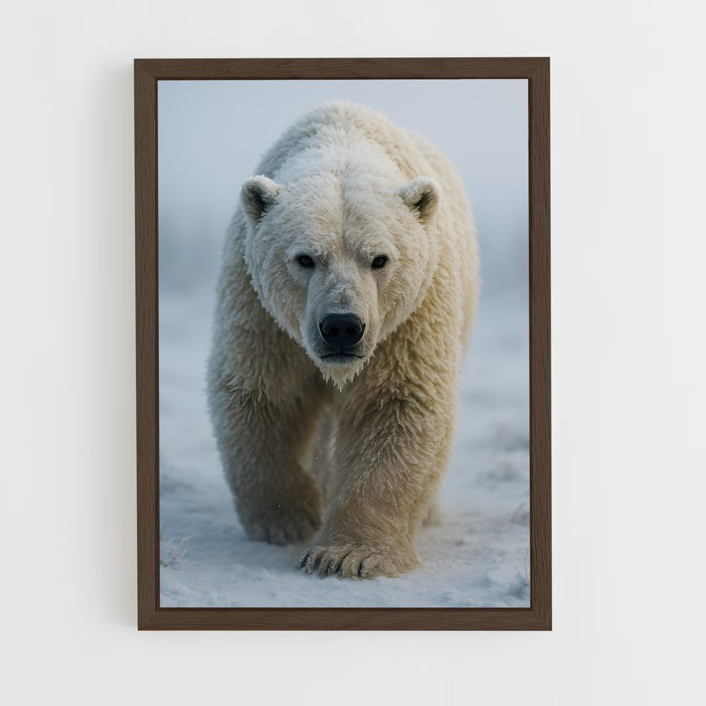 ap-polar bear-6 cadre Bois foncé