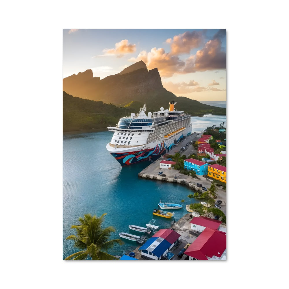 Poster Croisière à Saint-Lucie