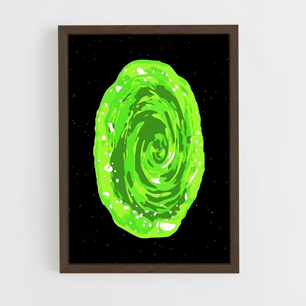ap-portal gun-1 cadre Bois foncé