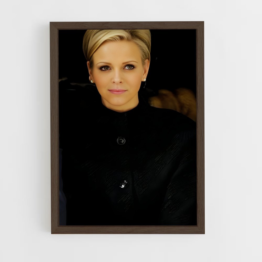 ap-princess charlene-7 cadre Bois foncé