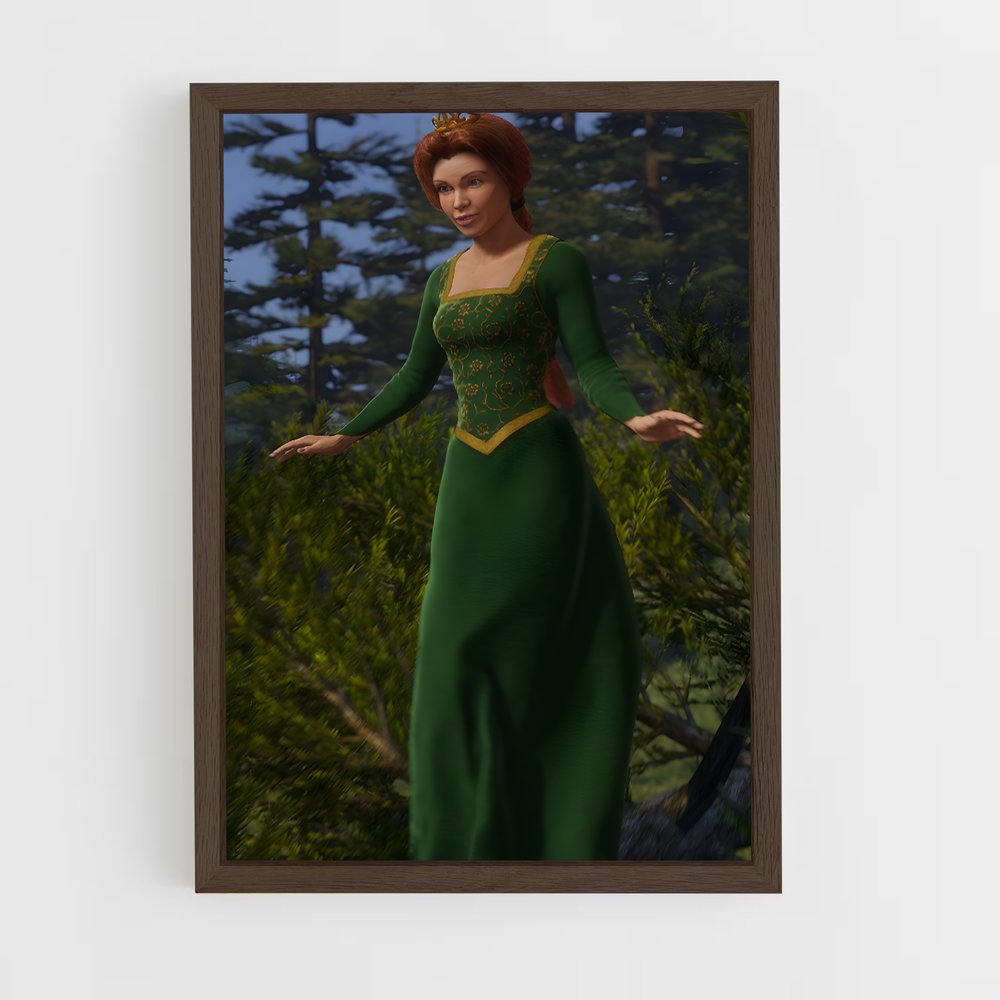 ap-princess fiona-8 cadre Bois foncé