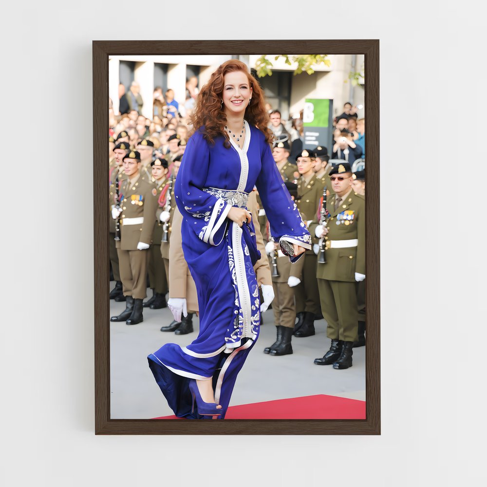 ap-princess lalla salma-4 cadre Bois foncé