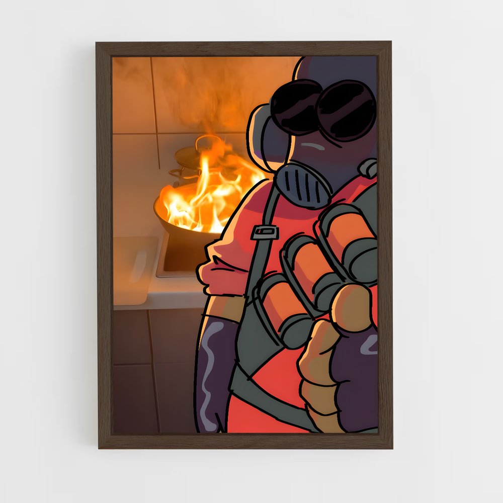 ap-pyro tf2-1 cadre Bois foncé