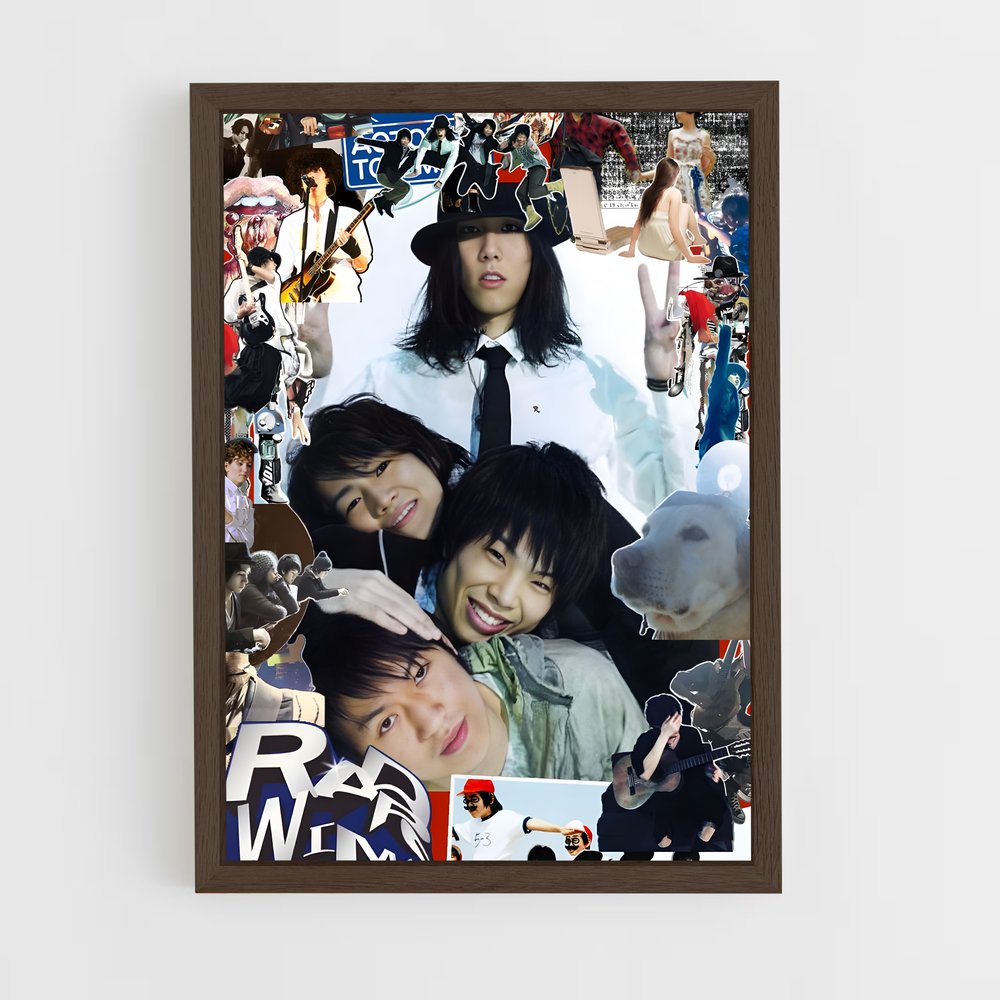 ap-radwimps-4 cadre Bois foncé