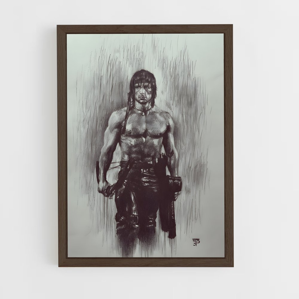 ap-rambo-7 cadre Bois foncé