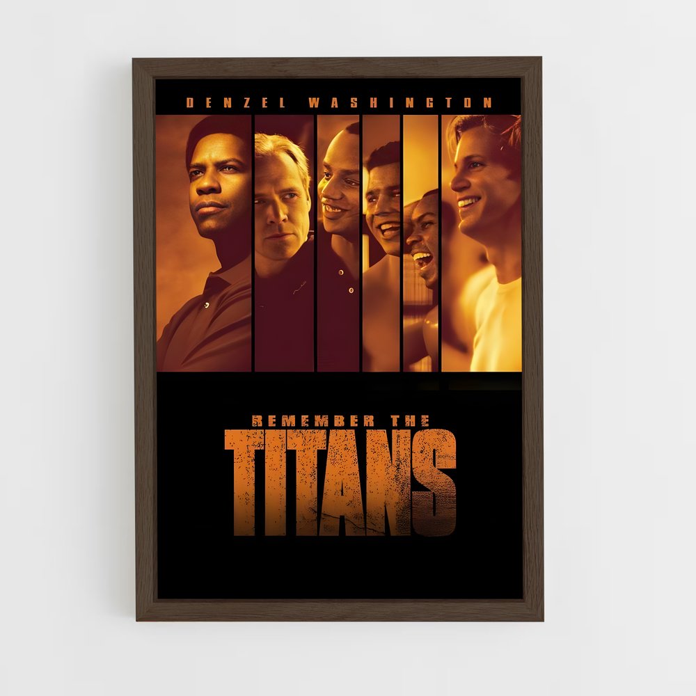 ap-remember the titans-4 cadre Bois foncé
