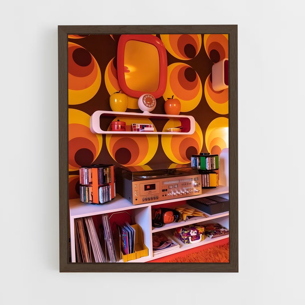 ap-retro-5 cadre Bois foncé