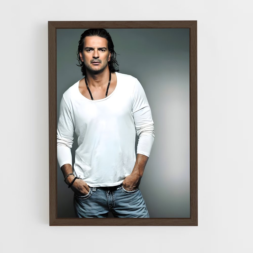 ap-ricardo arjona-2 cadre Bois foncé