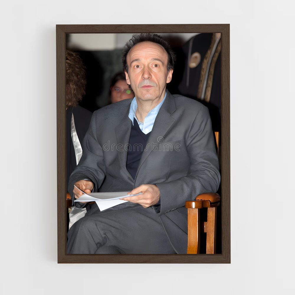 ap-robert benigni-4 cadre Bois foncé