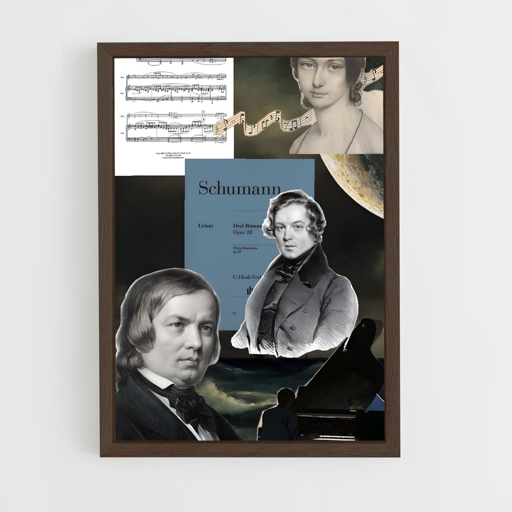 ap-robert schumann-1 cadre Bois foncé