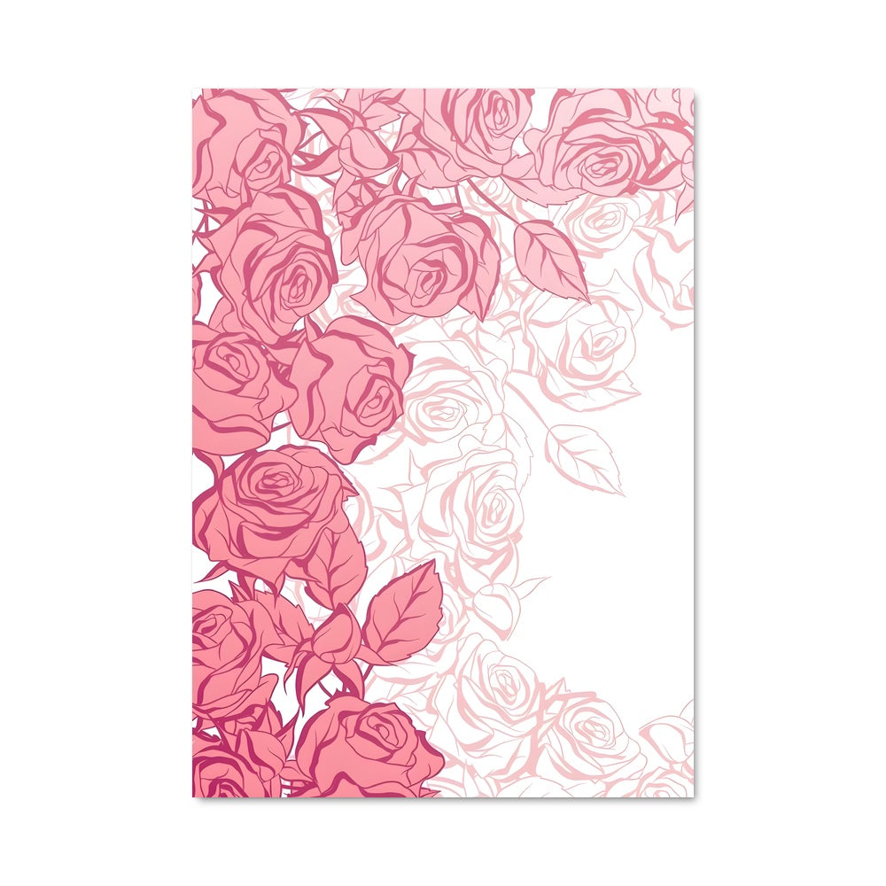 Poster Roses en Fête