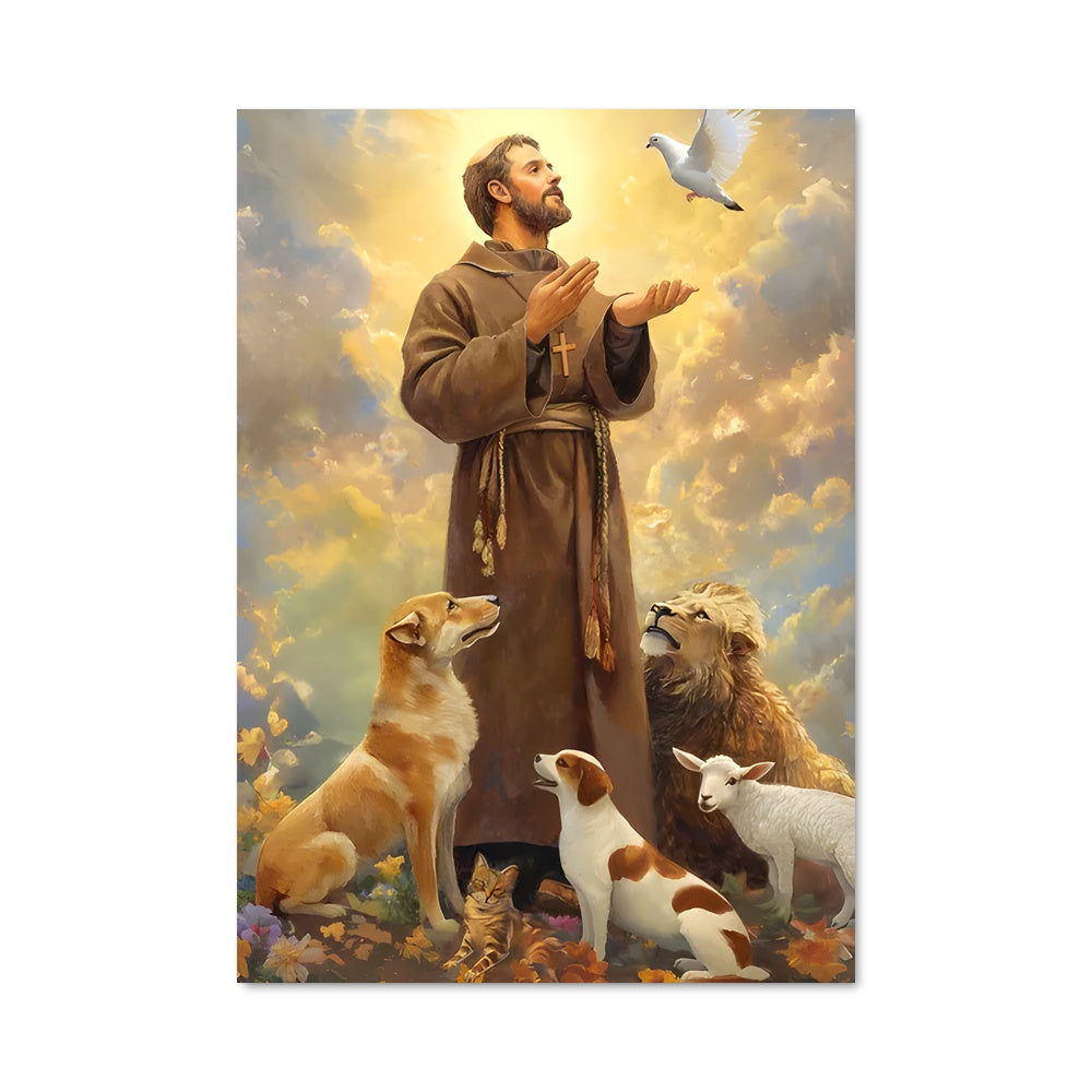 Poster Jésus et les Créatures