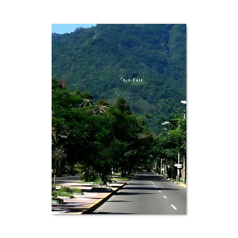 Poster Montagne et Rues de San Pedro