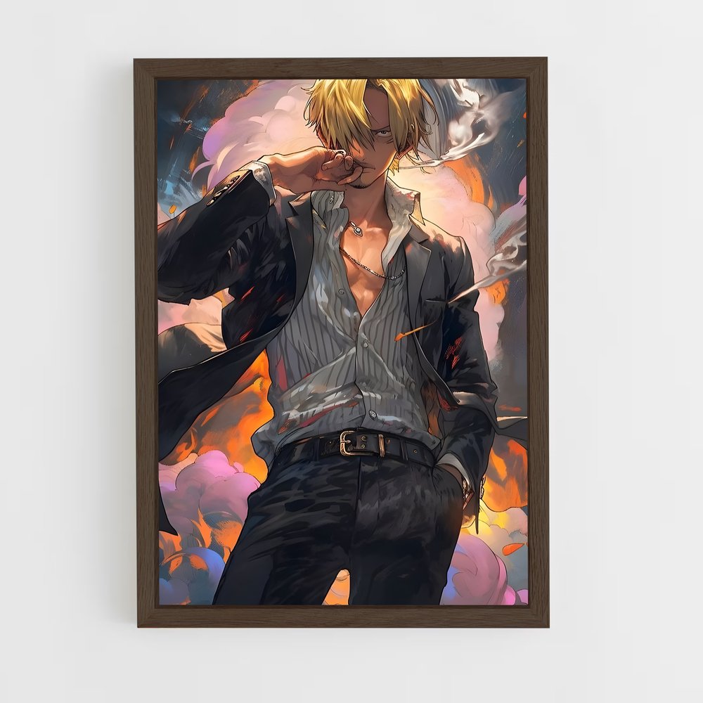 ap-sanji-2 cadre Bois foncé