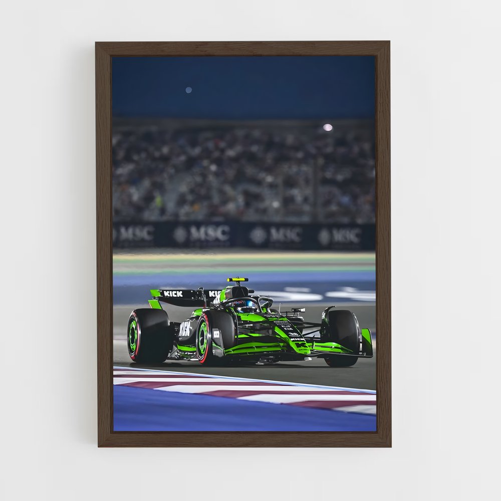 ap-sauber f1 team-7 cadre Bois foncé
