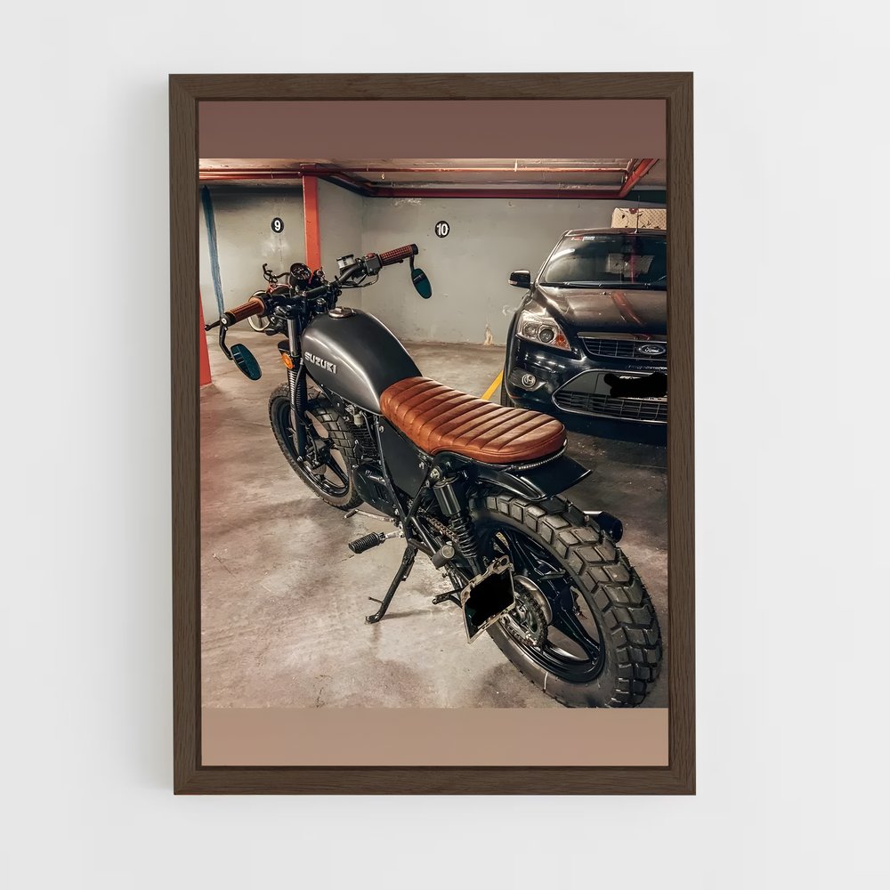 ap-scrambler cafe racer-3 cadre Bois foncé