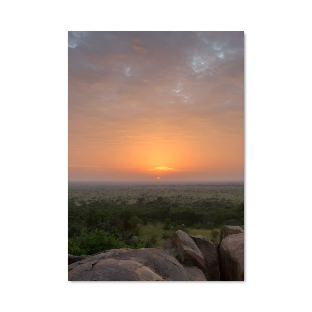 Poster Crépuscule Serengeti