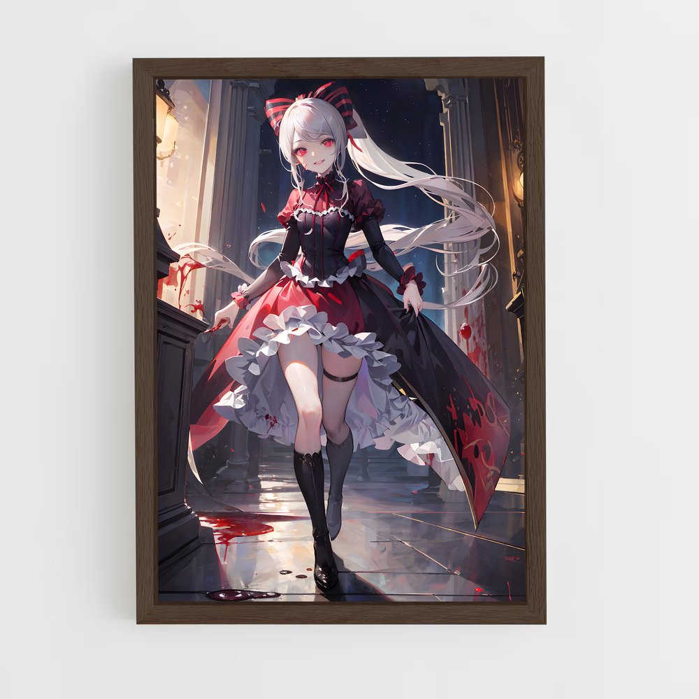 ap-shalltear bloodfallen-7 cadre Bois foncé