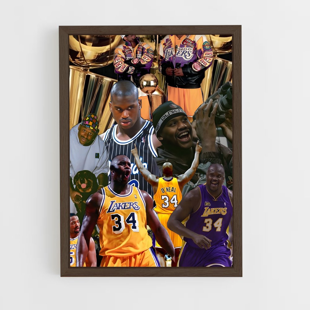 ap-shaquille o'neal-1 cadre Bois foncé