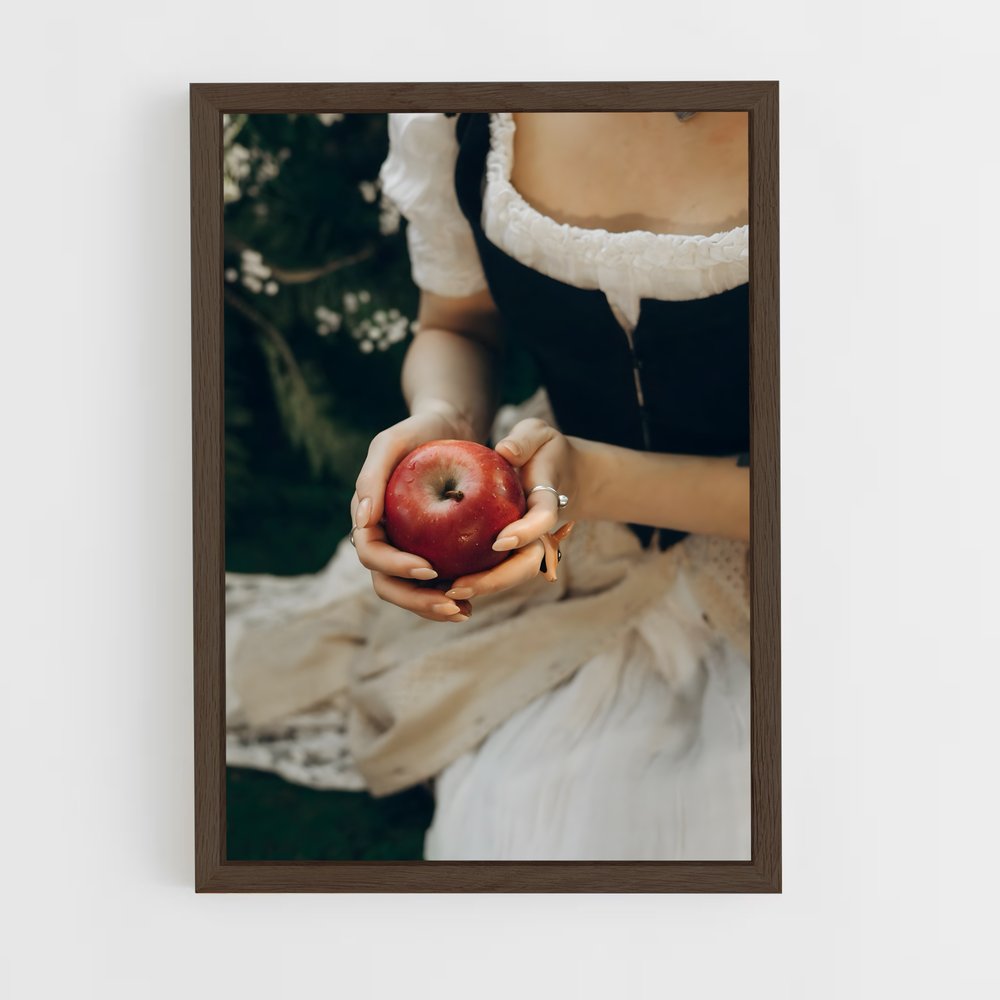 ap-snow white-1 cadre Bois foncé