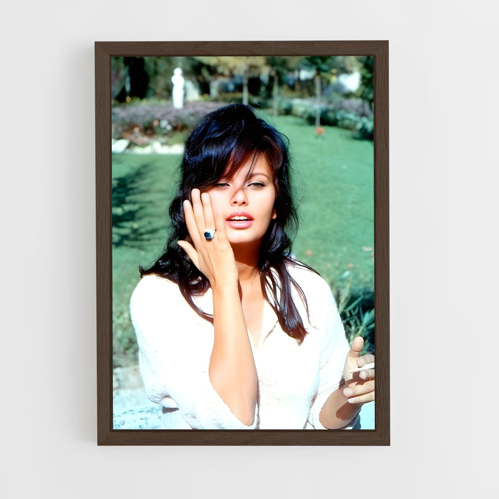 ap-sofia loren-9 cadre Bois foncé